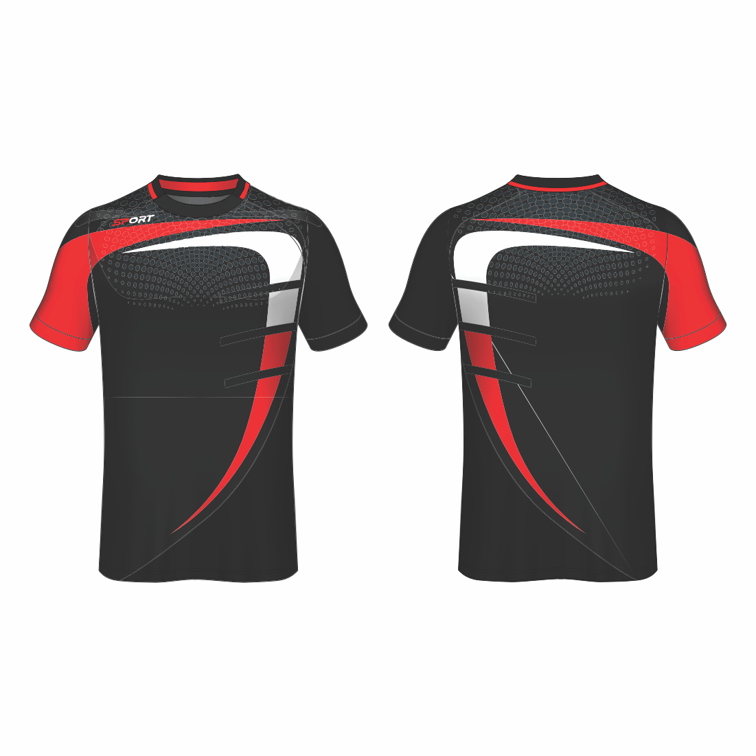 All Over Customized Soccer jersey round neck sport t-shirt NP0000S568 - Next Print