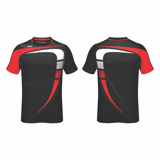 All Over Customized Soccer jersey round neck sport t-shirt NP0000S568 - Next Print