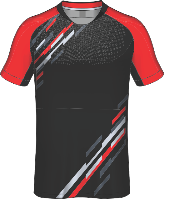 All Over Customized Soccer jersey round neck sport t-shirt NP0000S577 - Next Print