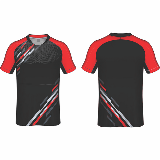 All Over Customized Soccer jersey round neck sport t-shirt NP0000S577 - Next Print