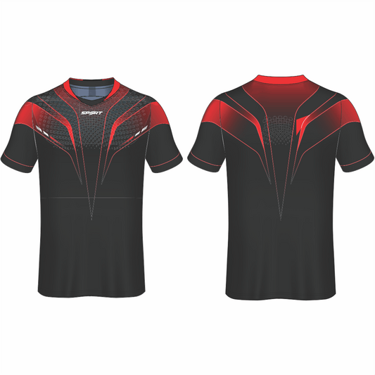 All Over Customized Soccer jersey round neck sport t-shirt NP0000S590 - Next Print