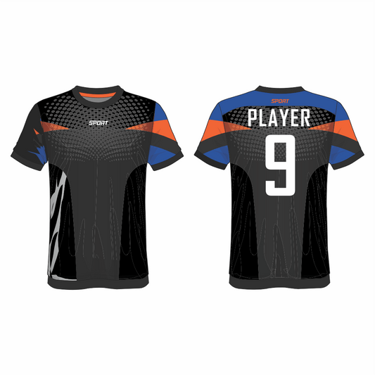 All Over Customized Soccer jersey round neck sport t-shirt NP0000S610 - Next Print