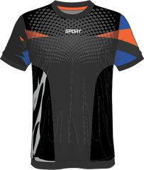 All Over Customized Soccer jersey round neck sport t-shirt NP0000S610 - Next Print