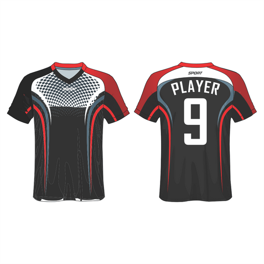 All Over Customized Soccer jersey round neck sport t-shirt NP0000S620 - Next Print
