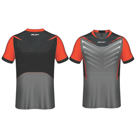 All Over Customized Soccer jersey round neck sport t-shirt NP0000S621 - Next Print