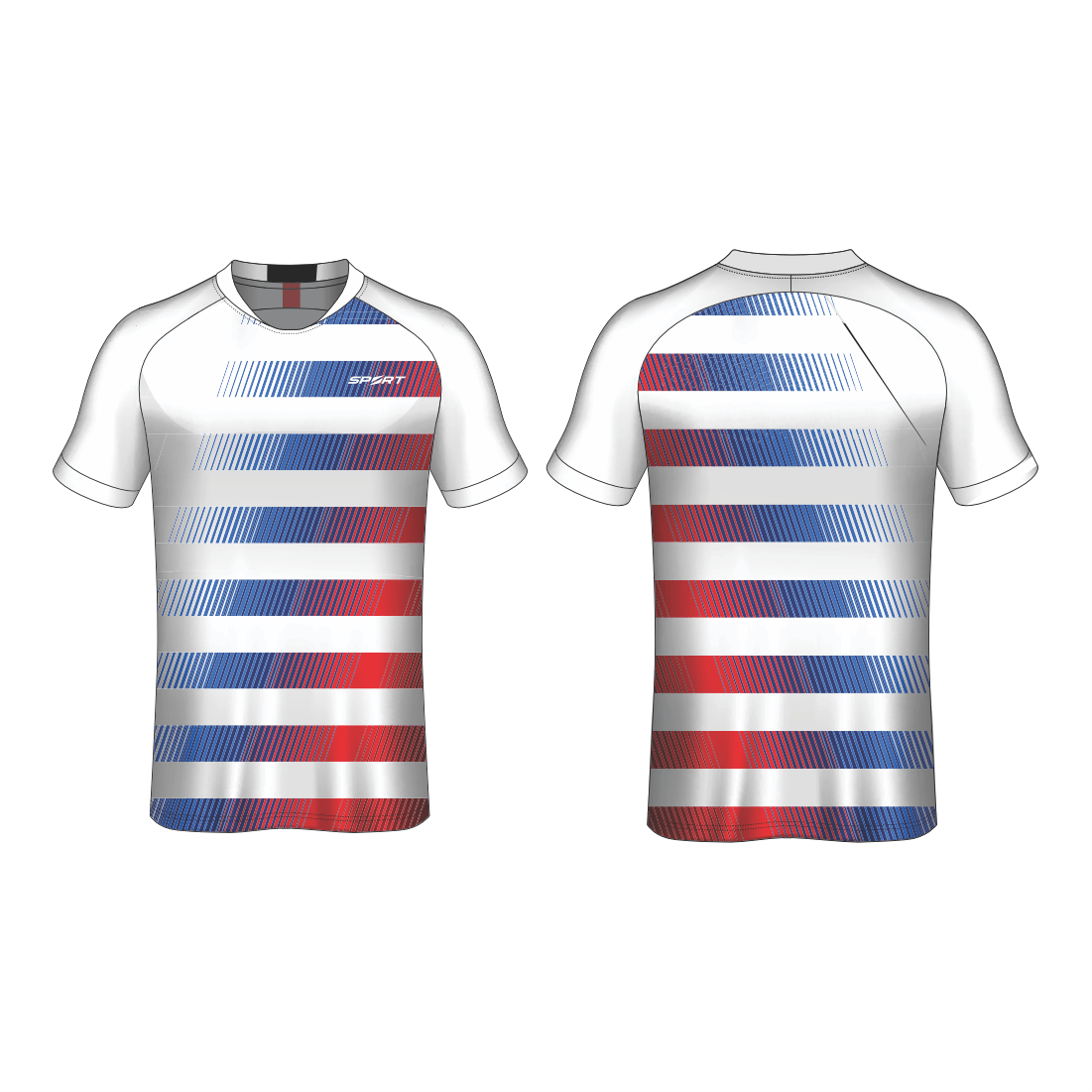 All Over Customized Soccer jersey Round Neck sport t-shirt NP0000S624 - Next Print