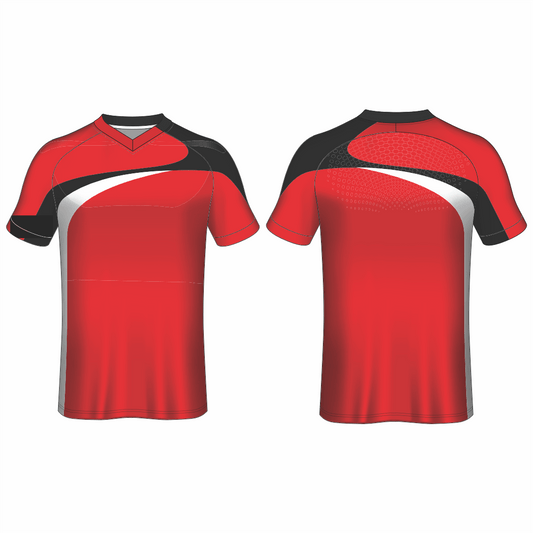 All Over Customized Soccer jersey round neck t shirt NP0000S572 - Next Print