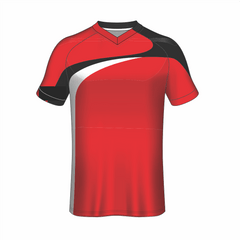 All Over Customized Soccer jersey round neck t shirt NP0000S572 - Next Print