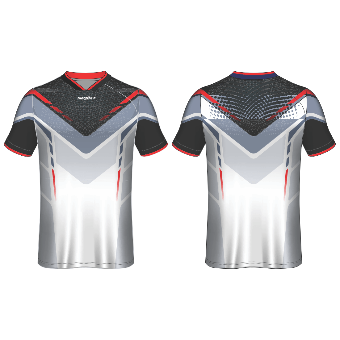 All Over Customized Soccer jersey sport t-shirt NP0000S633 - Next Print