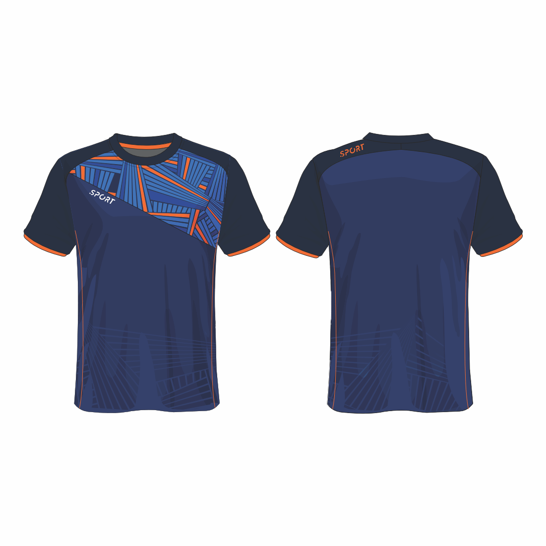 All Over Customized Soccer jersey sport t-shirt round neck NP0000S585 - Next Print