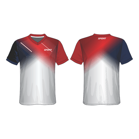 All Over Customized Soccer jersey sport t-shirt V Neck NP0000S593 - Next Print