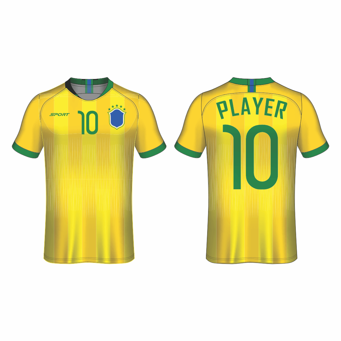 All Over Customized Soccer jersey V Neck NP0000S526 - Next Print