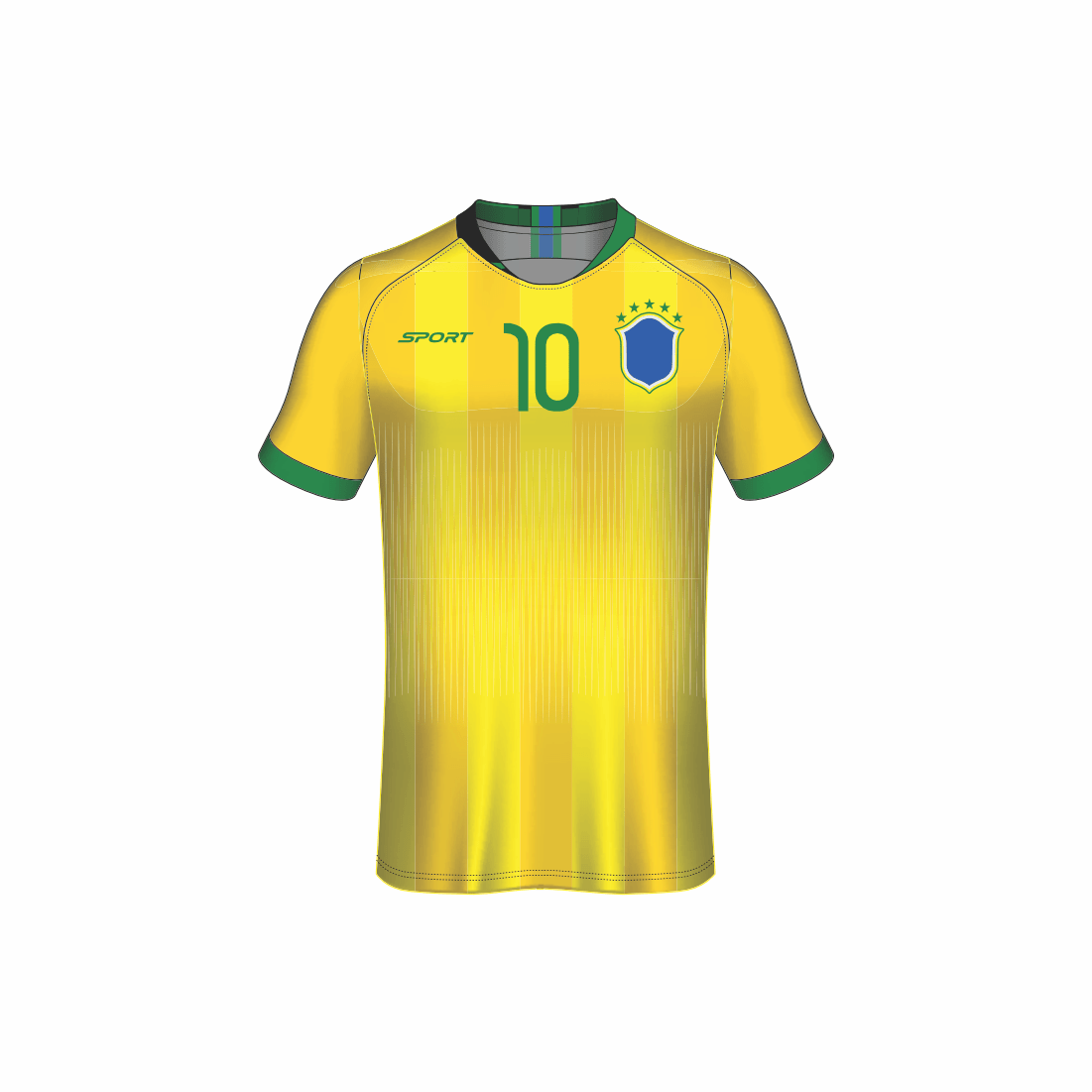 All Over Customized Soccer jersey V Neck NP0000S526 - Next Print