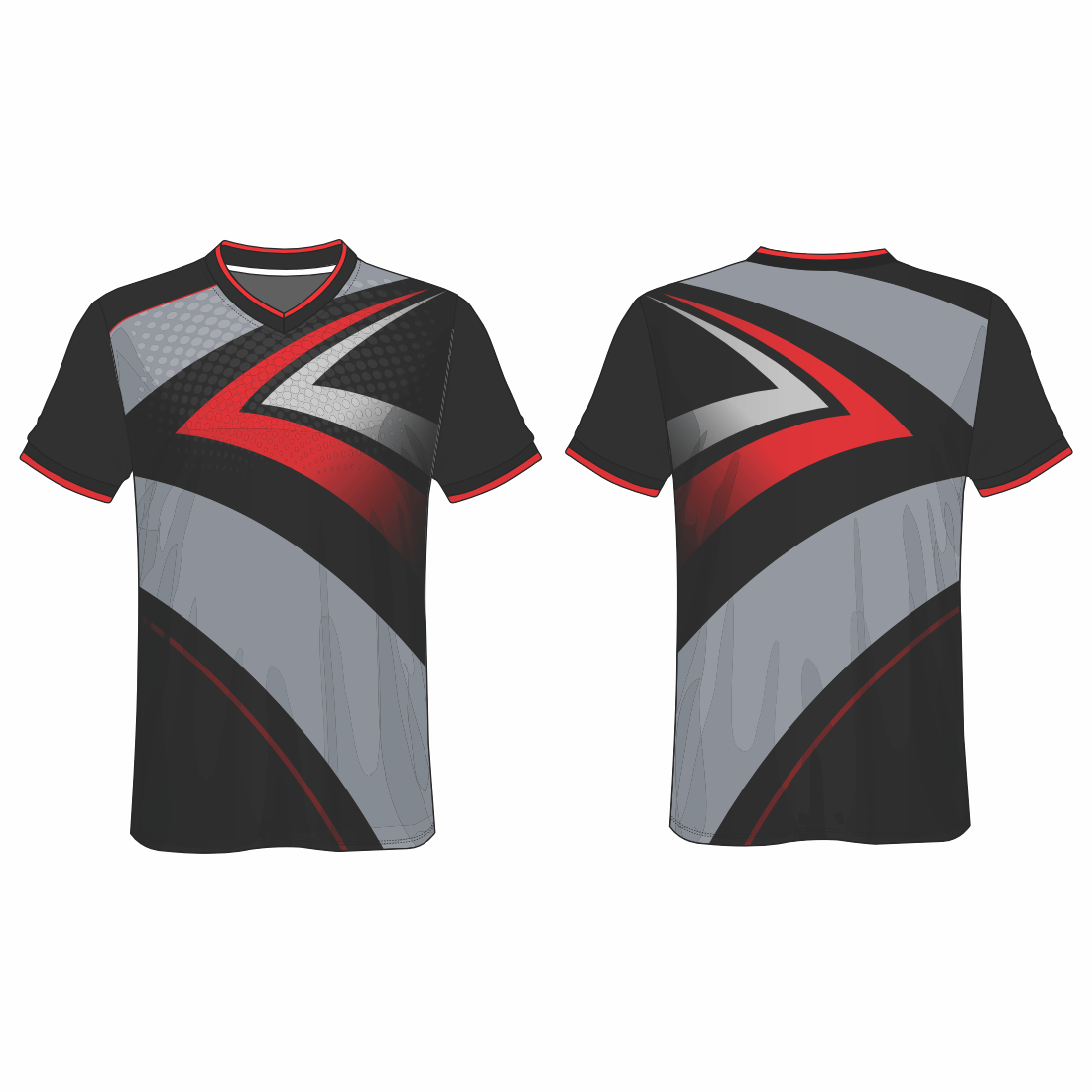 All Over Customized Soccer jersey V NECK NP0000S535 - Next Print