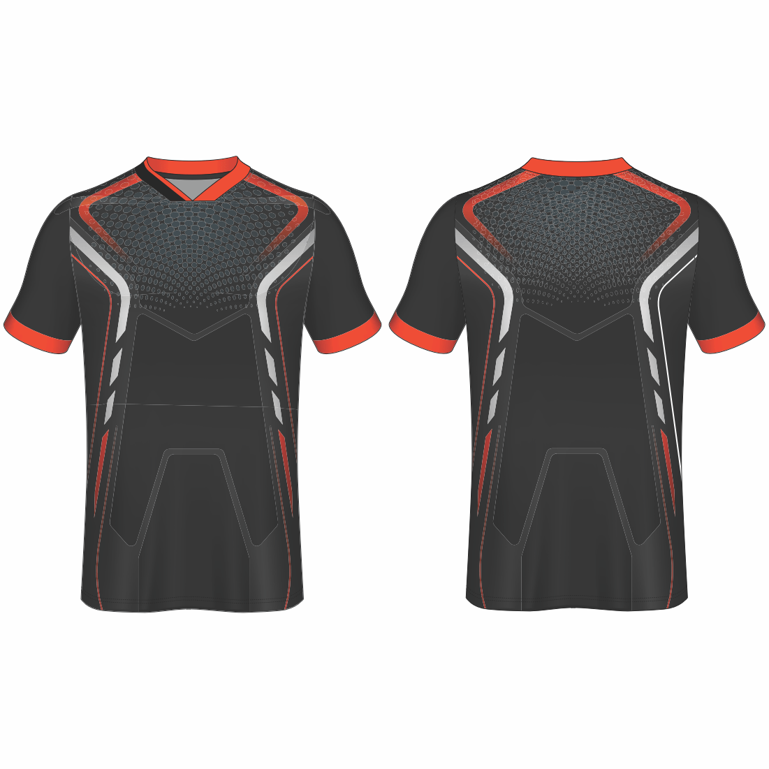 All Over Customized Soccer jersey V neck sport t-shirt NP0000S559 - Next Print