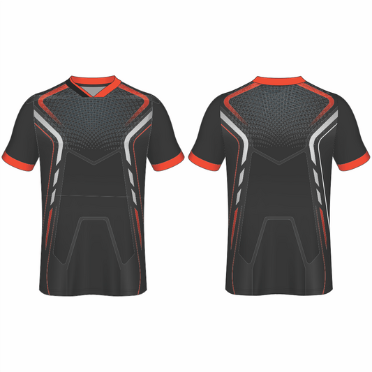 All Over Customized Soccer jersey V neck sport t-shirt NP0000S559 - Next Print