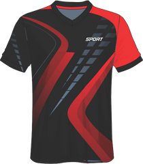 All Over Customized Soccer jersey V neck sport t-shirt NP0000S601 - Next Print