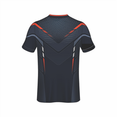 All Over Customized Soccer jersey V Neck t-shirt NP0000S554 - Next Print