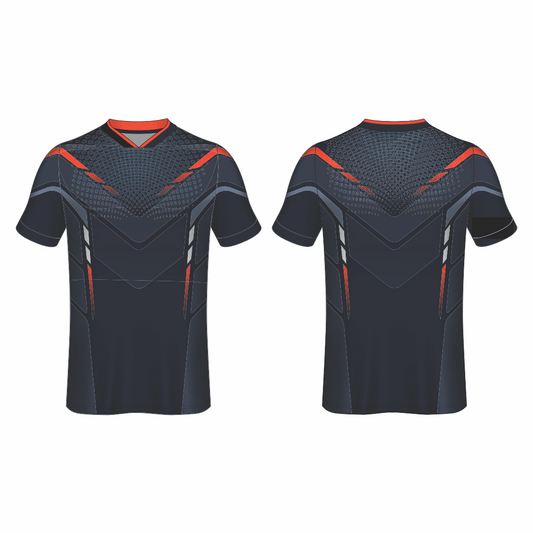 All Over Customized Soccer jersey V Neck t-shirt NP0000S554 - Next Print