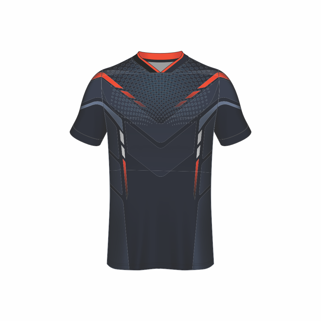 All Over Customized Soccer jersey V Neck t-shirt NP0000S554 - Next Print