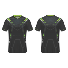 All Over Customized Soccer jersey V neck tshirt NP0000S573 - Next Print