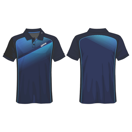 All Over Customized T-shirt polo collar half sleeves sport jersey NP0000S632 - Next Print