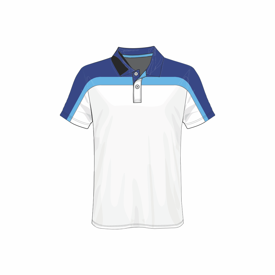 All Over Customized T-shirt Polo collar NP0000S520 - Next Print