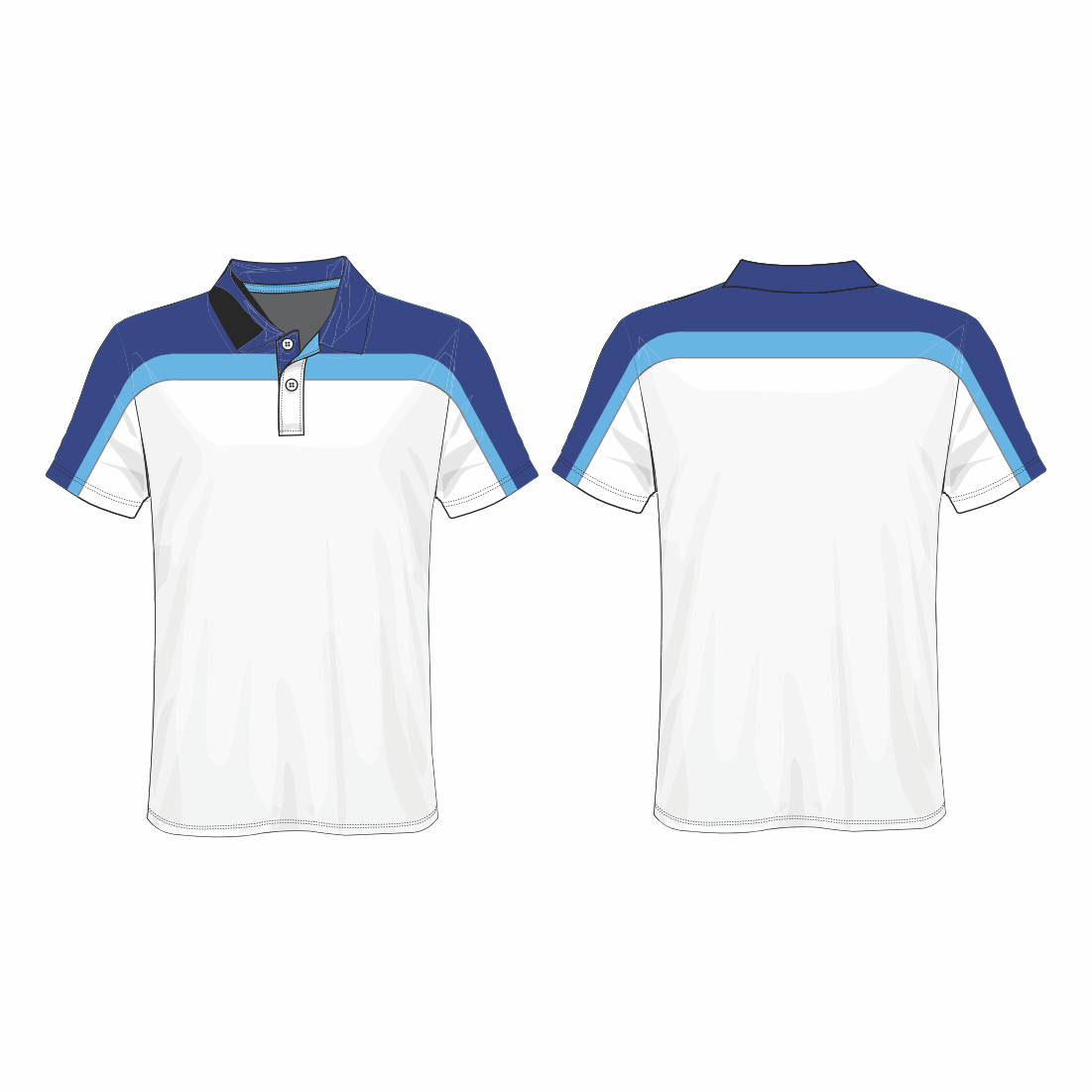 All Over Customized T-shirt Polo collar NP0000S520 - Next Print