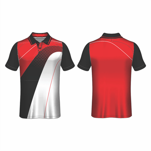 All Over Customized T-shirt polo collar sport jersey NP0000S580 - Next Print