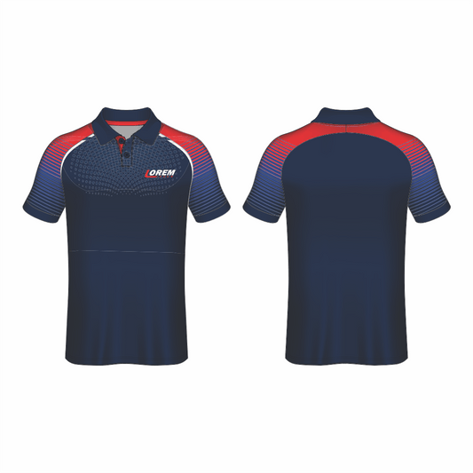 All Over Customized T-shirt polo collar sport jersey NP0000S583 - Next Print