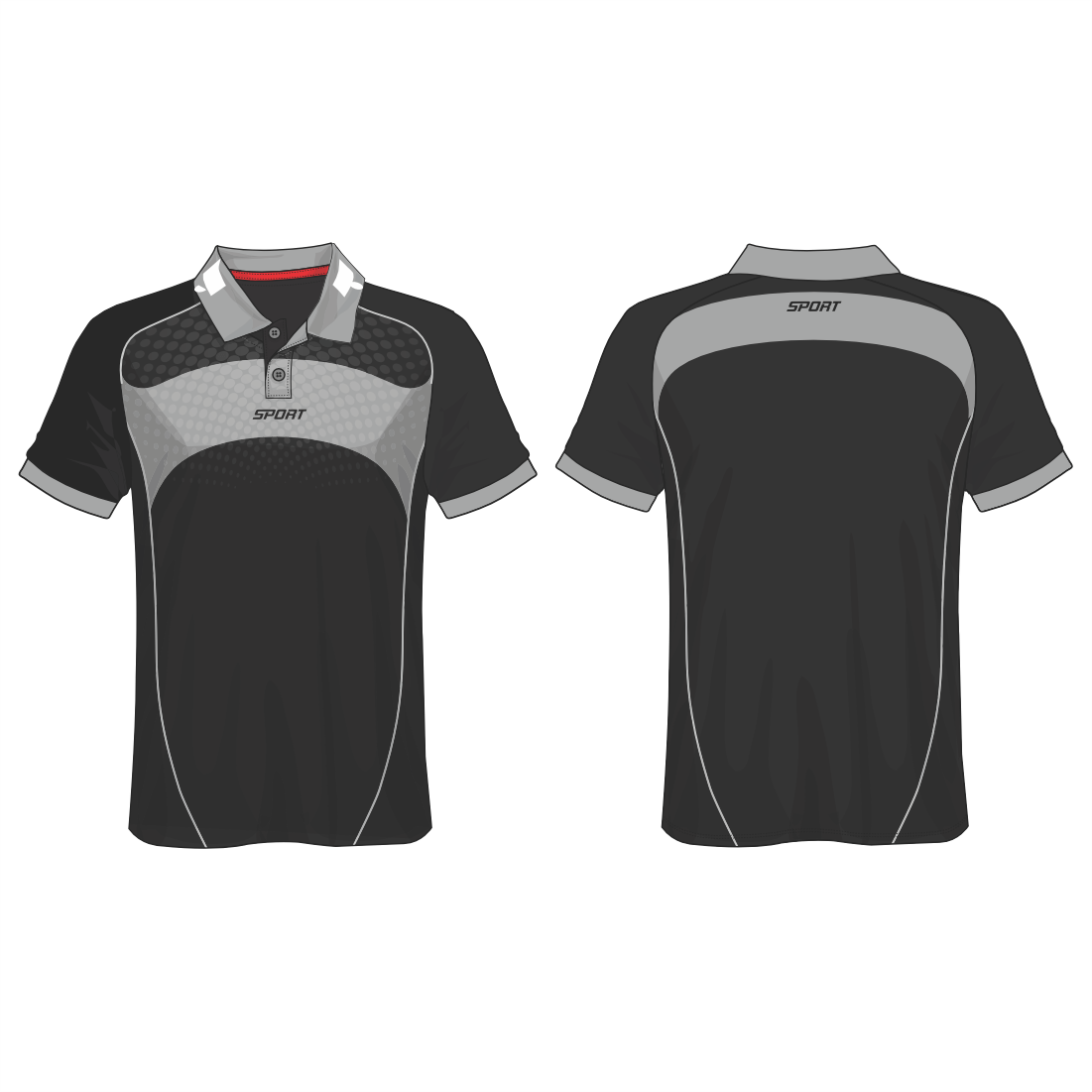 All Over Customized T-shirt polo collar sport jersey NP0000S592 - Next Print