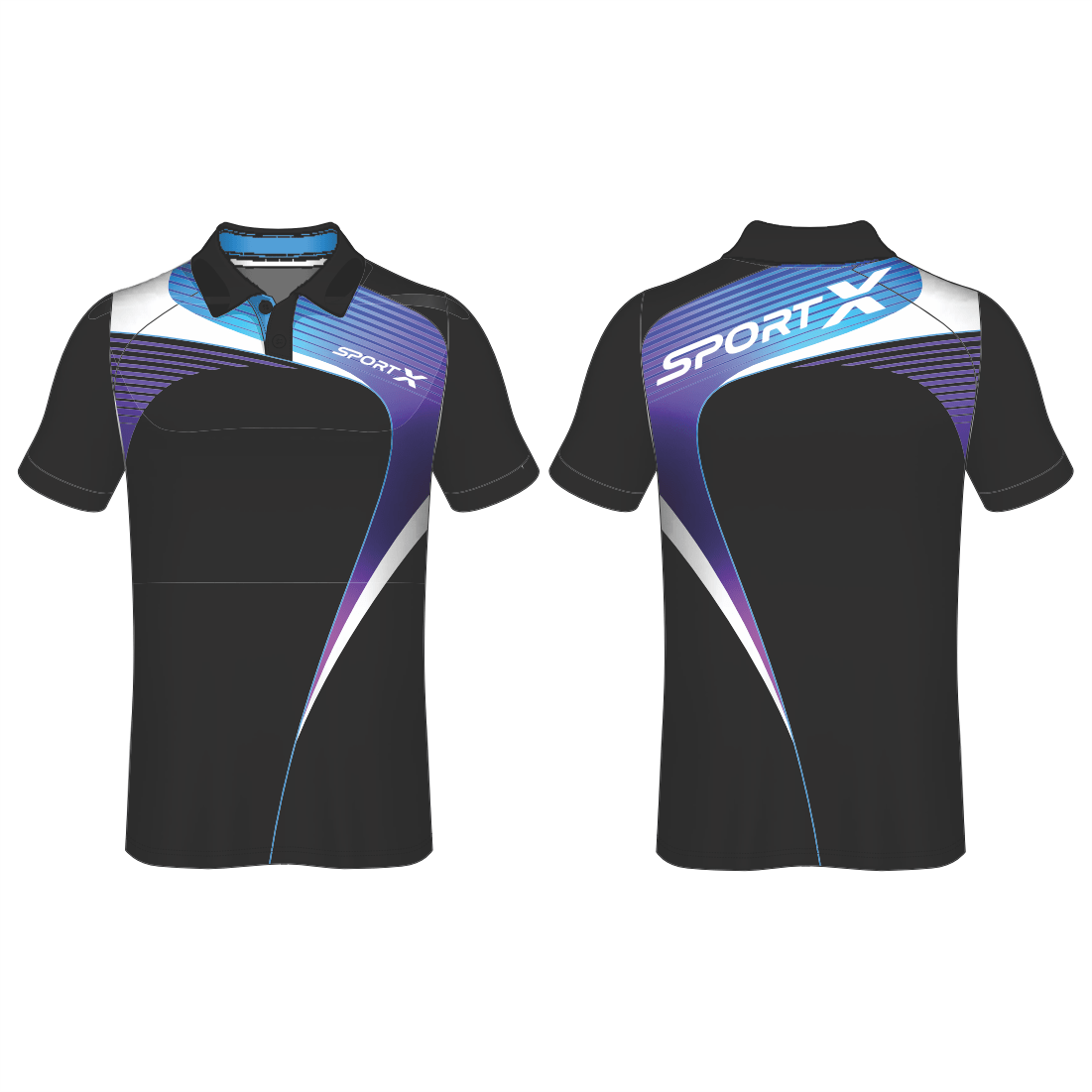 All Over Customized T-shirt polo collar sport jersey NP0000S595 - Next Print