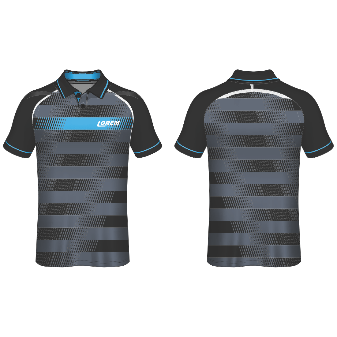 All Over Customized T-shirt polo collar sport jersey NP0000S596 - Next Print