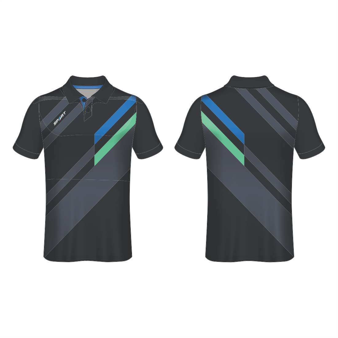 All Over Customized T-shirt polo collar sport jersey NP0000S600 - Next Print