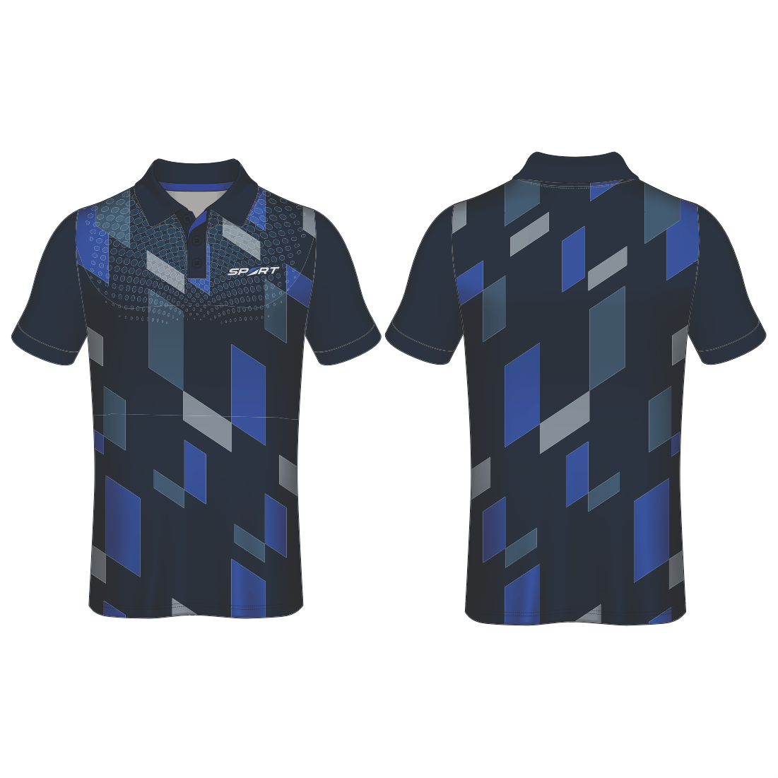 All Over CustomizedT-shirt polo collar sport jersey NP0000S597 - Next Print