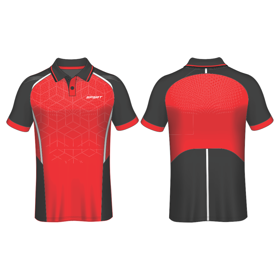 All Over CustomizedT-shirt polo collar sport jersey NP0000S598 - Next Print