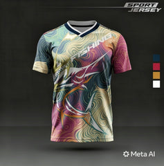 Outdoor angler T-shirt for fishing teams