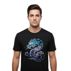 Next Print anime inspired dragon tshirt design