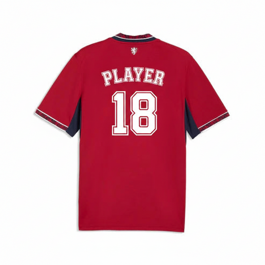 Custom Austria style football jersey with personalized name and number