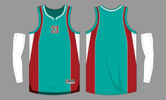 Next Print basketball jersey mockup template vector design