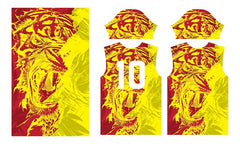 Next Print jersey with a roaring tiger Printed.