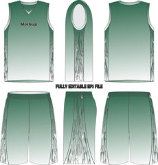 Next Print Basketball Uniform Jersey Shorts Mock ups