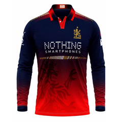 Bengaluru red black cricket fan jersey front view