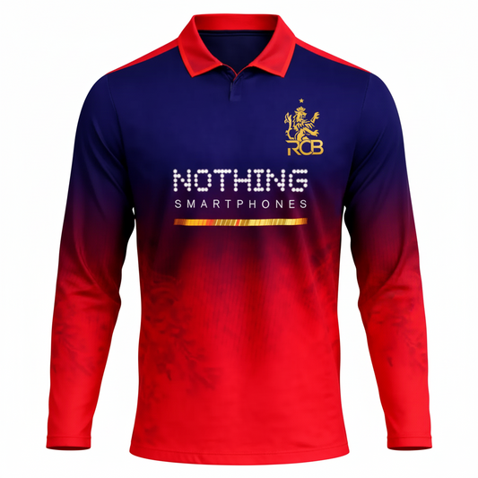 Bengaluru gold black cricket fan jersey front view