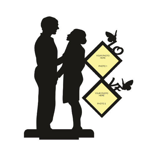 BEST COUPLE DOUBLE IMAGE STAND FRAME - Next Print