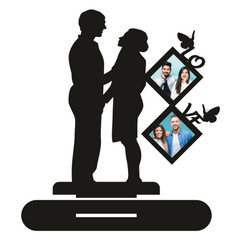 BEST COUPLE DOUBLE IMAGE STAND FRAME - Next Print