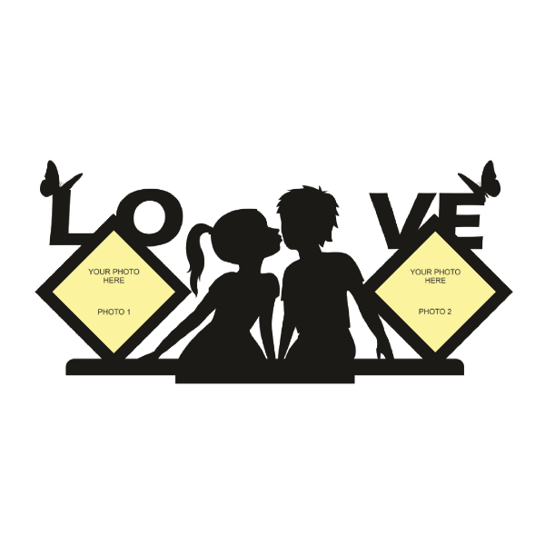 BEST COUPLE LOVE STAND FRAME - Next Print