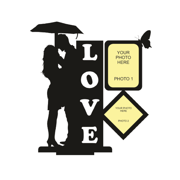 BEST COUPLE LOVE STAND FRAME - Next Print