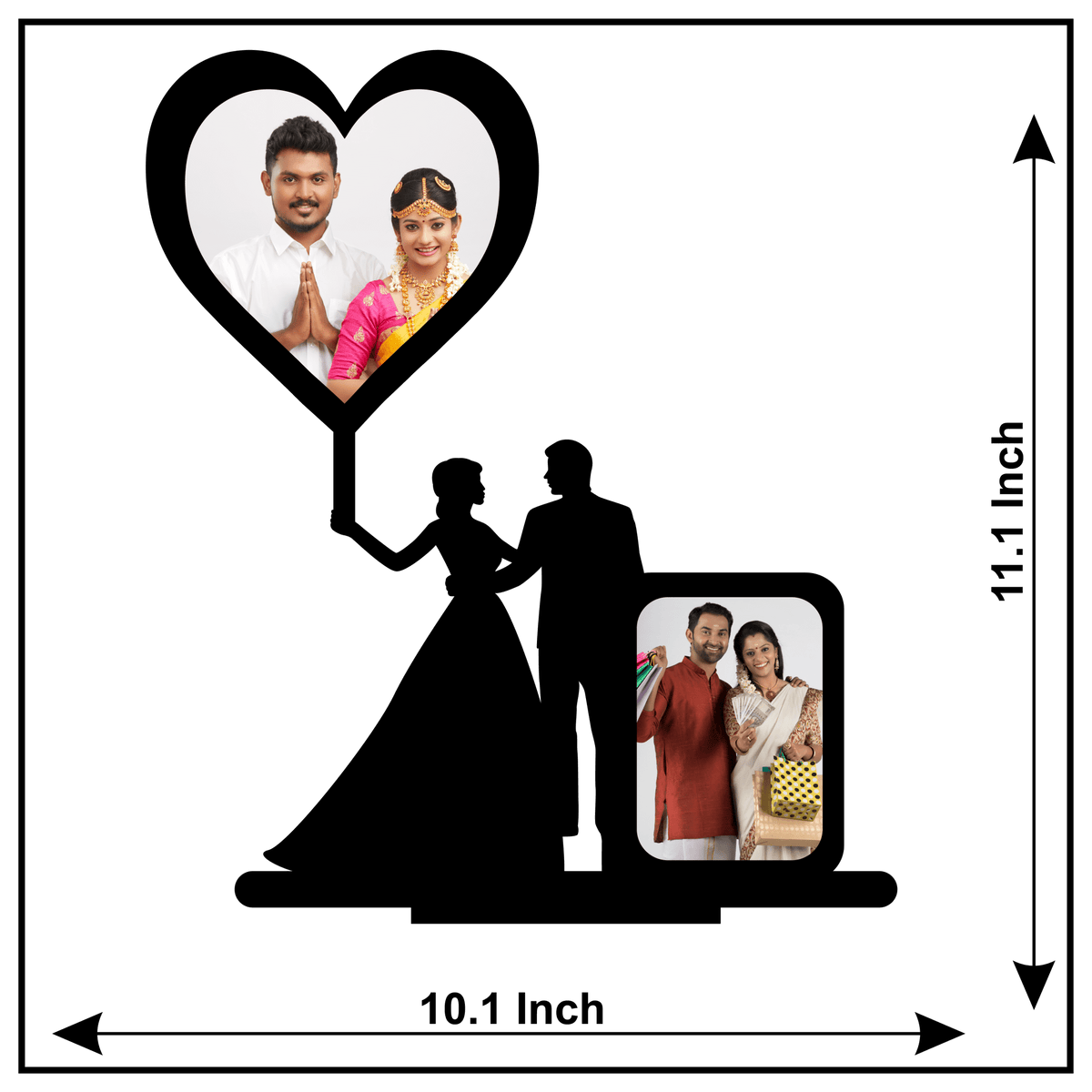 BEST COUPLES DOUBLE IMAGE STAND FRAME - Next Print