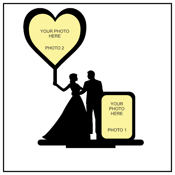 BEST COUPLES DOUBLE IMAGE STAND FRAME - Next Print